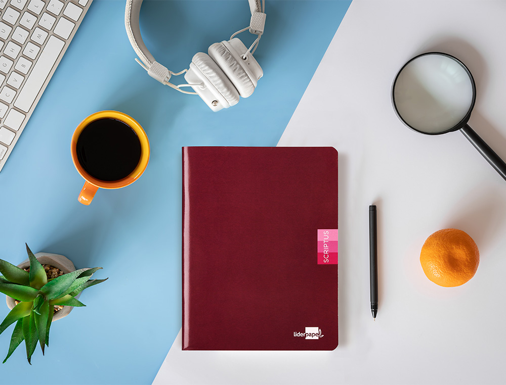 LIBRETA LIDERPAPEL SCRIPTUS A5+ 48 HOJAS 90GR RAYADO Nº46