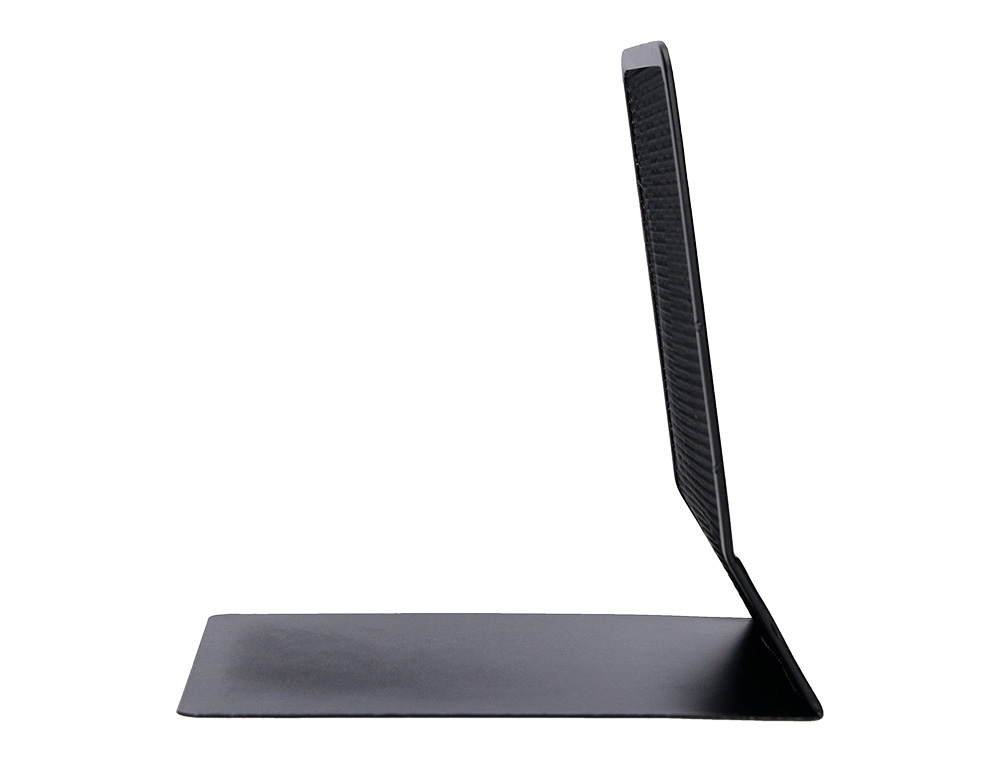 APOYALIBROS METALICO Q-CONNECT KF15098 REJILLA NEGRO JUEGO 165X152X135 MM