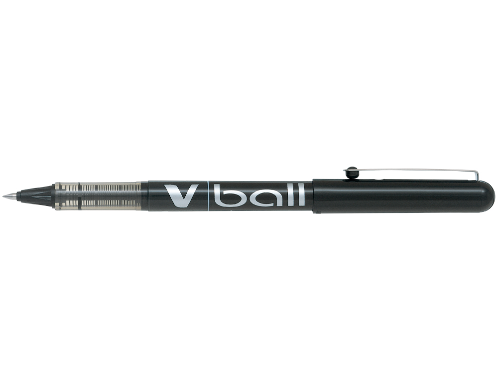 ROTULADOR PILOT ROLLER V-BALL NEGRO 0.5 MM