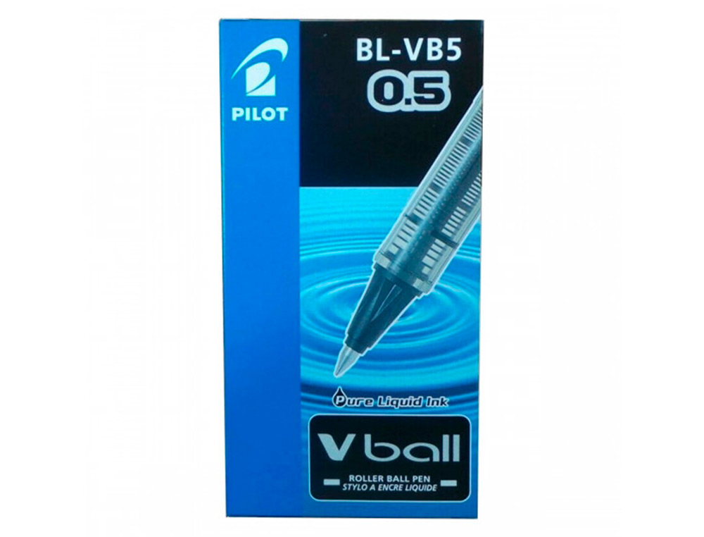 ROTULADOR PILOT ROLLER V-BALL NEGRO 0.5 MM
