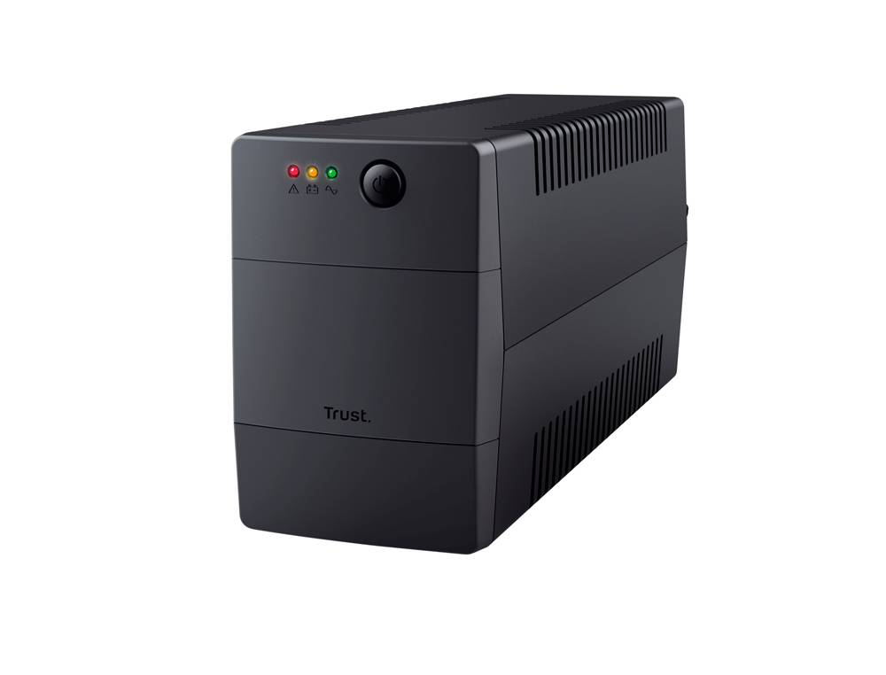 SAI TRUST PAXXON BATERIA 800 VA CON 2 TOMAS CORRIENTE FUNCION AVR