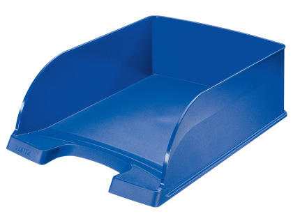 BANDEJA SOBREMESA LEITZ PLUS JUMBO OPACA COLOR AZUL 255X357X103 MM