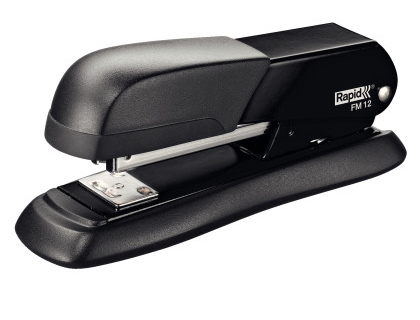 GRAPADORA RAPID FM12 CAPACIDAD 25 HOJAS COLOR NEGRO USA GRAPAS 24/6 Y 26/6