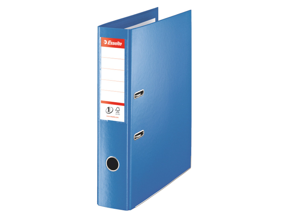 ARCHIVADOR DE PALANCA ESSELTE N 1 CARTON FORRADO FOLIO LOMO 75 MM COLOR AZUL