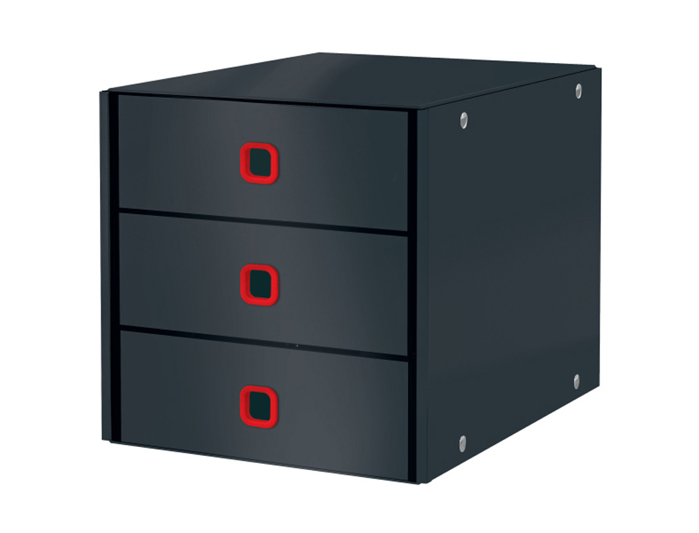 FICHERO CAJONES DE SOBREMESA LEITZ CLICK&STORE 3 CAJONES COLOR GRIS 290X283X360 MM