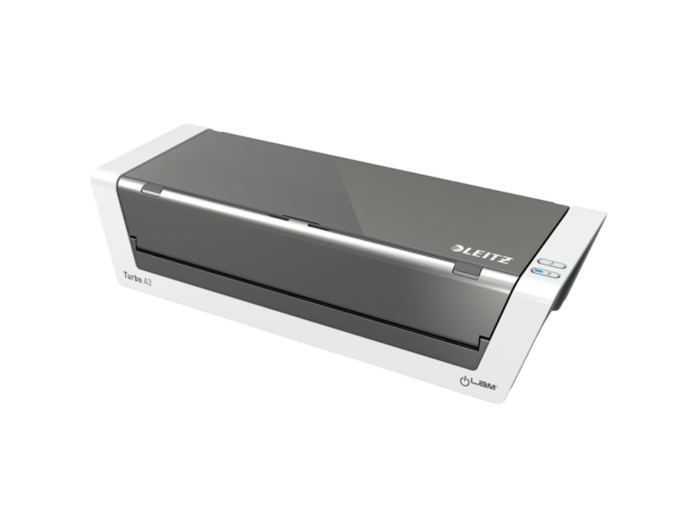 PLASTIFICADORA LEITZ ILAM TOUCH 2 TURBO DIN A3 4 RODILLOS HASTA 250 MC COLOR BLANCO/PLATA