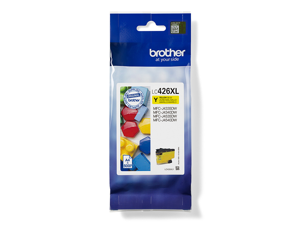 INK-JET BROTHER MFCJ4340DW AMARILLO 5000 PAGINAS