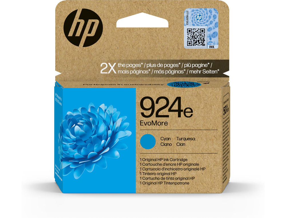 INK-JET HP N 924E EVOMORE CIAN