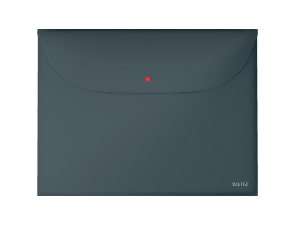 CARPETA LEITZ COSY PRIVACIDAD PORTADOCUMENTOS BROCHE CON DOS BOLSILLOS DIN A4 POLIPROPILENO COLOR GRIS