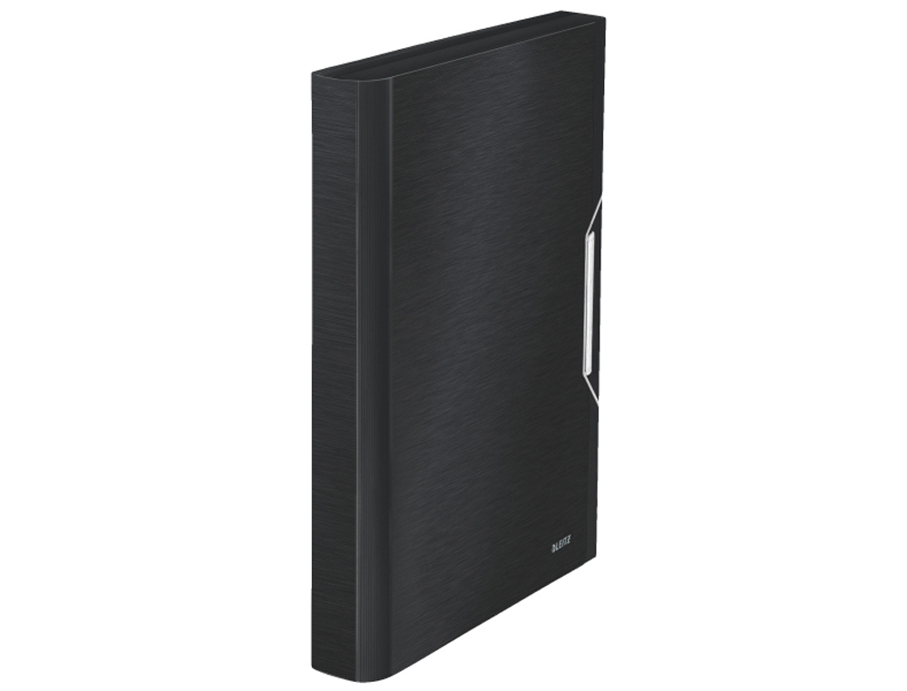 CARPETA LEITZ SOLID CLASIFICADORA FUELLE DIN A4 POLIPROPILENO 6 COMPARTIMENTOS COLOR NEGRO