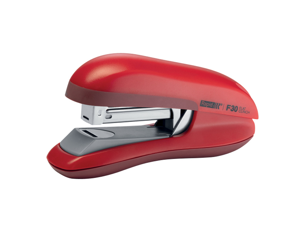 GRAPADORA RAPID F30 COLOR ROJO CAPACIDAD 30 HOJAS USA GRAPAS 24/6 Y 26/6