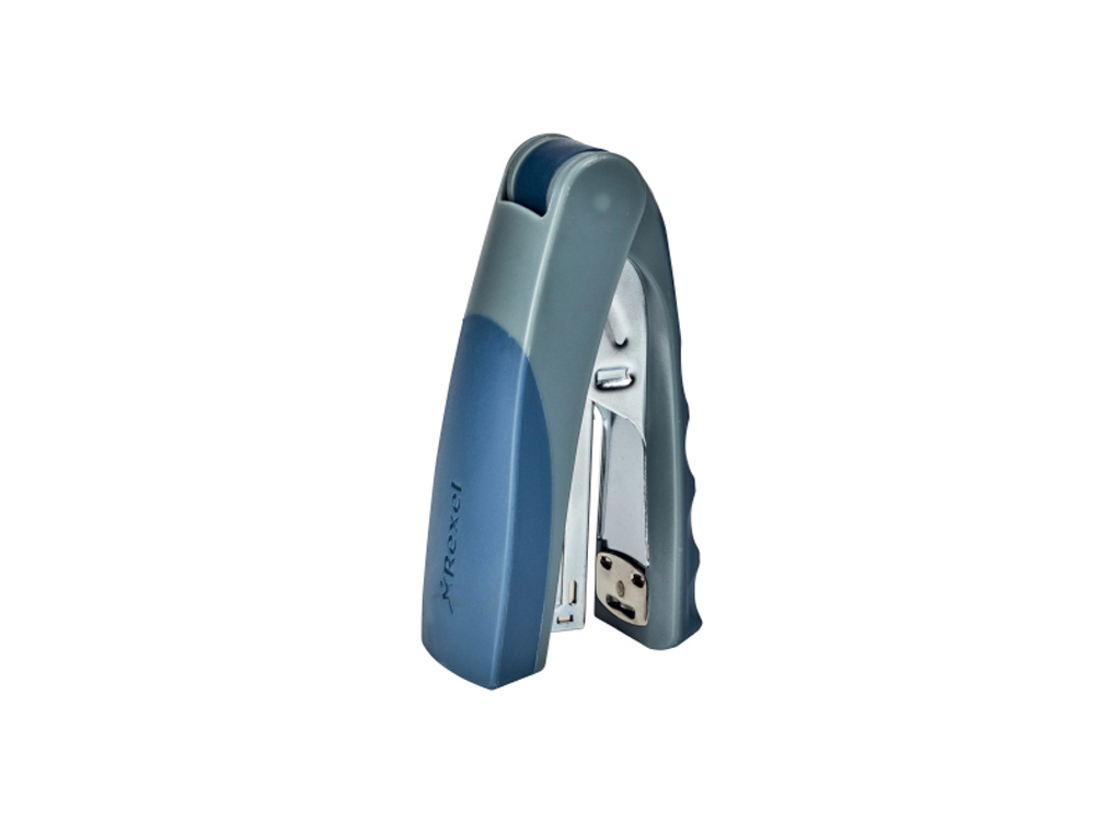 GRAPADORA REXEL CENTOR VERTICAL COLOR AZUL CAPACIDAD 25 HOJAS USA GRAPAS 24/6 Y 26/6