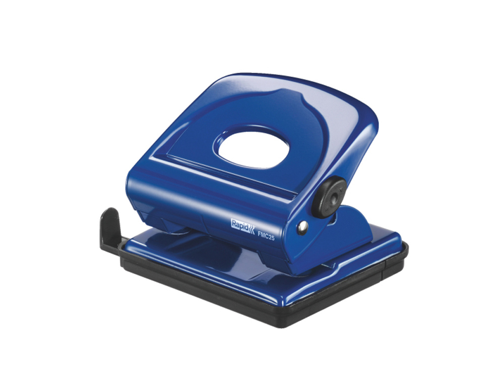 TALADRADOR RAPID FMC25 METALICO COLOR AZUL CAPACIDAD 25 HOJAS
