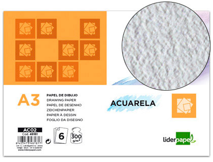 Papel para acuarela Basik A4 10 hojas 370g. :: Canson :: Papelería :: Dideco