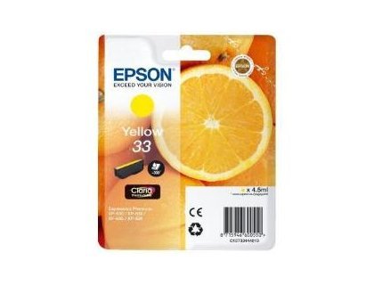 CONSUMIBLES EPSON TINTA CLARIA 33 AMARILLO PREM BL