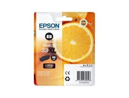 CONSUMIBLES EPSON TINTA CLARIA 33 PHOTO NEGRO PREM XL