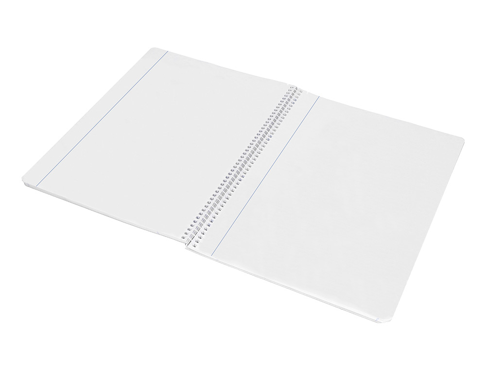 CUADERNO ESPIRAL LIDERPAPEL A4 WONDER TAPA PLASTICO 80H 90GR LISO COLORES SURTIDOS