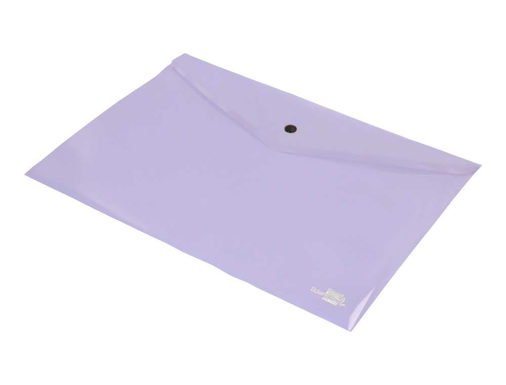 CARPETA LIDERPAPEL DOSSIER BROCHE POLIPROPILENO DIN A4 LAVANDA OPACO 50 HOJAS