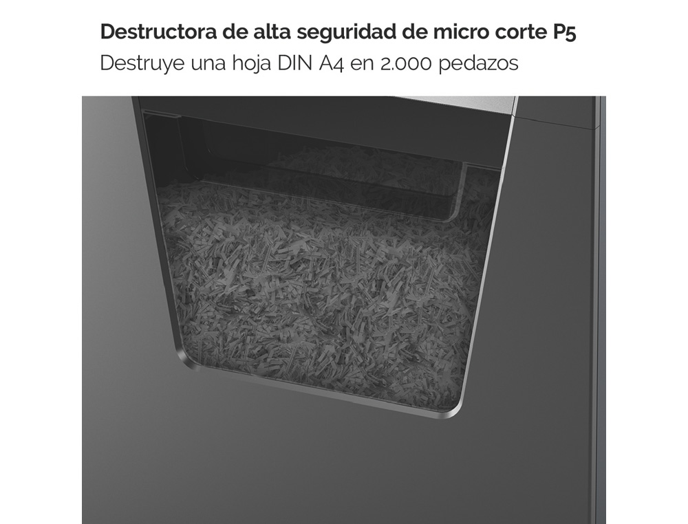DESTRUCTORA DE DOCUMENTOS REXEL MOMENTUM M510 CAPACIDAD DE CORTE 10 HOJAS DESTRUYE GRAPAS Y CLIPS PAPELERA 23 L