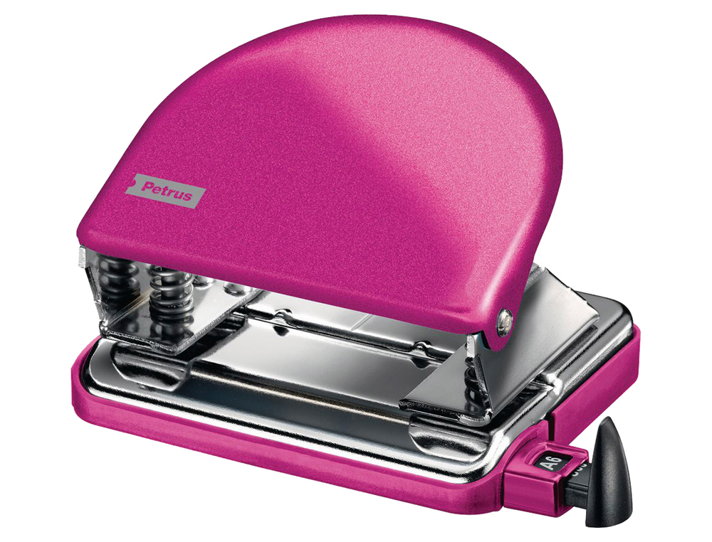 TALADRADOR PETRUS 52 WOW FUCSIA METALIZADO CAPACIDAD 20 HOJAS EN BLISTER
