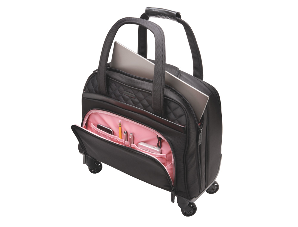 MALETIN PARA PORTATIL KENSINGTON CON RUEDAS SEORA CONTOUR 2.0 EXECUTIVE BAL SPINNER 15,6