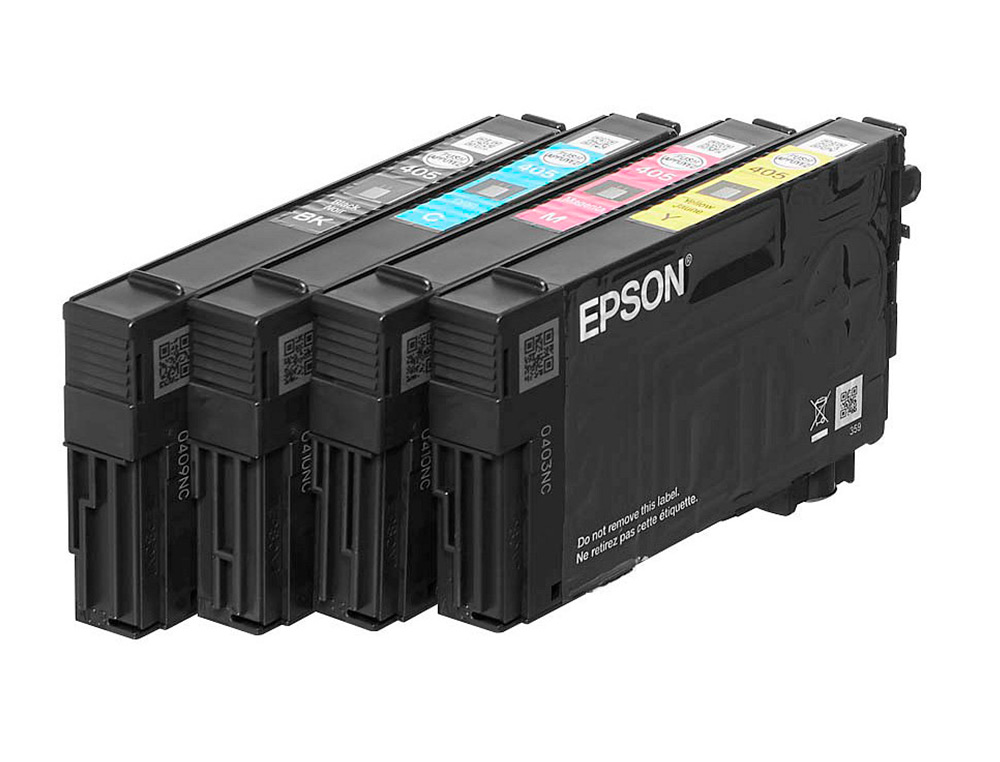 INK-JET EPSON 405 WF-3820DWF / WF-4820DWF / WF-7830DTWF / WF-7840DTWF ALTA CAPACIDAD PACK DE 4 COLORES