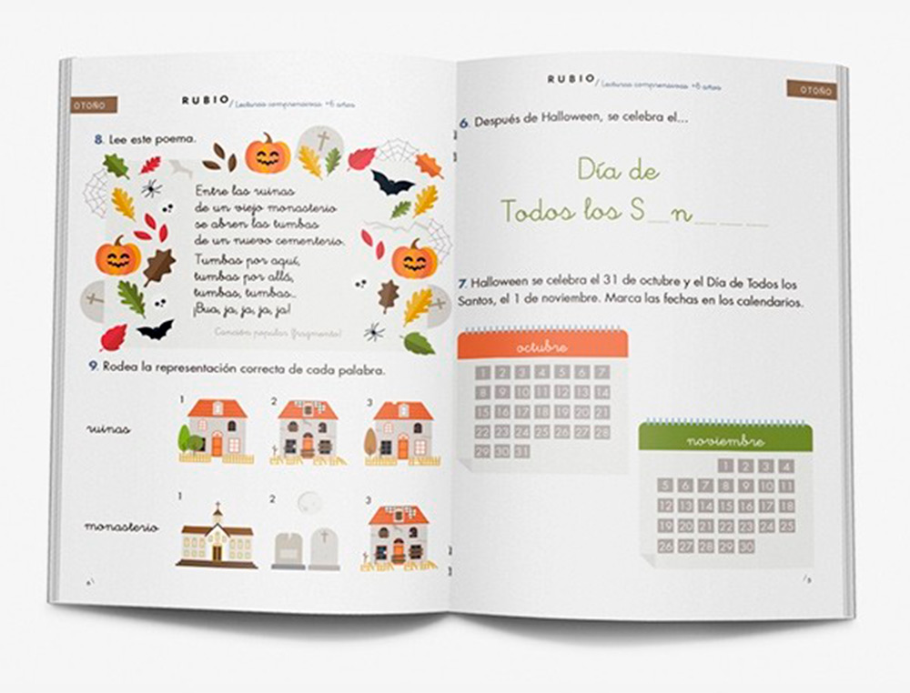 CUADERNO RUBIO LECTURAS COMPRENSIVAS + 6 AOS