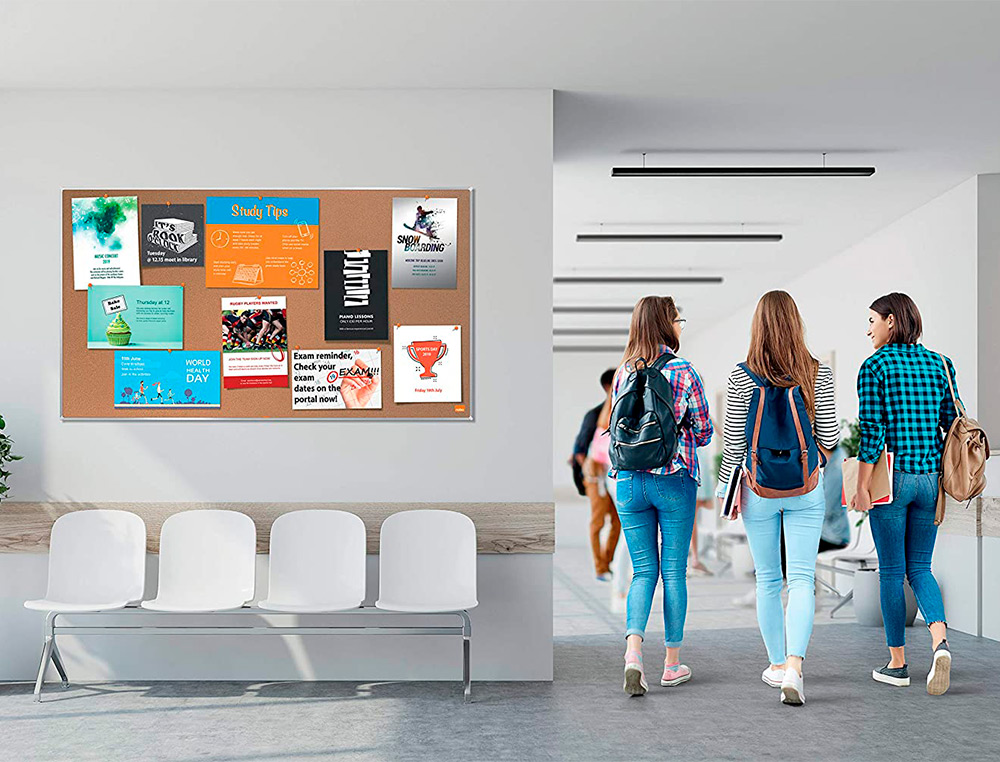 TABLERO DE ANUNCIOS NOBO IMPRESSION PRO CORCHO FORMATO PANORAMICO 40