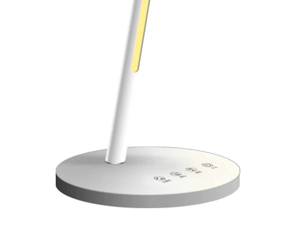 LAMPARA DE OFICINA Q-CONNECT SOBREMESA ABS TACTIL 6W 32 LED 330LM COLOR BLANCO