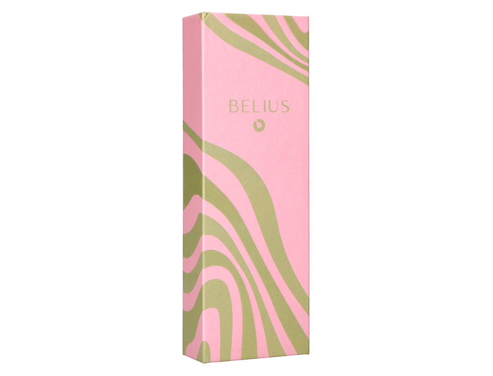 ROLLER BELIUS INK DREAMS ALUMINIO COLOR ROSA Y VERDE MATCHA PLATEADO FRASE INTERIOR TINTA NEGRA CAJA DE DISEO