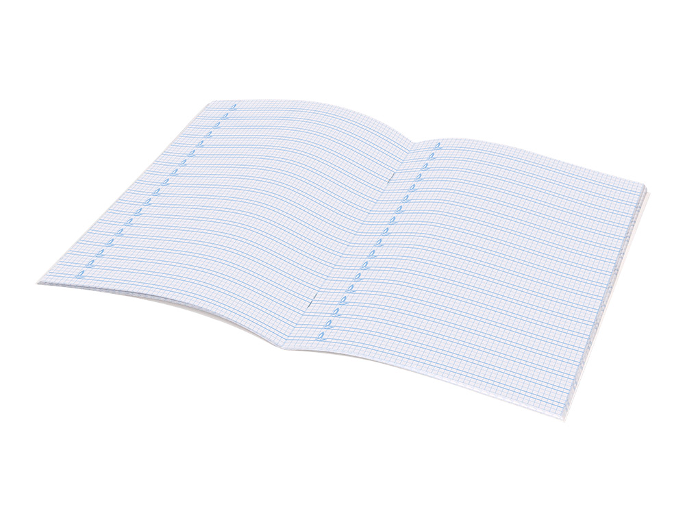 LIBRETA LIDERPAPEL PAUTAGUIA TAPA CARTONCILLO 32H A4 75GR CUADRICULADO PAUTADO 4MM CON MARGEN 6 COLORES SURTIDOS