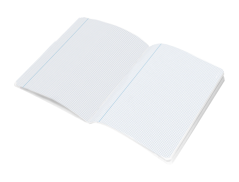 LIBRETA LIDERPAPEL SMART A5 PLUS 32 HOJAS 75GR CUADRO 3MM CON MARGEN COLORES SURTIDOS