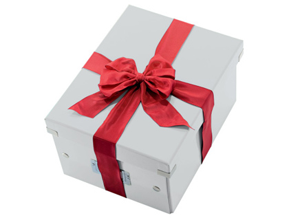 CAJA ALMACENAMIENTO LEITZ CLICK&STORE WOW CARTON RECICLADO COLOR BLANCO 281X200X369 MM