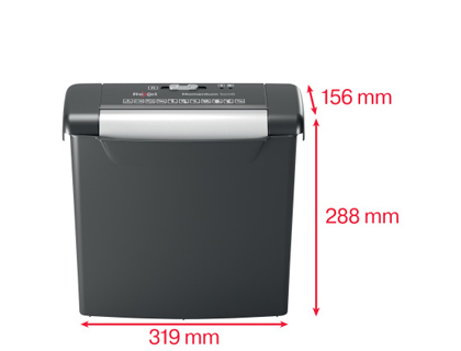 DESTRUCTORA DE DOCUMENTOS REXEL MOMENTUM S206 CAPACIDAD DE CORTE 6 HOJAS DESTRUYE GRAPAS Y CLIPS