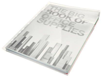 FUNDA MULTITALADRO LEITZ CON FUELLE DIN A4 180 MC CRISTAL PACK DE 5 UNIDADES