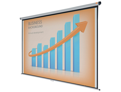 PANTALLA NOBO MURAL PARA PROYECCION BLANCO MATE 2400X1813 MM