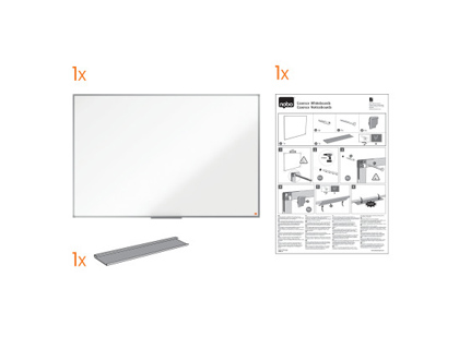 PIZARRA BLANCA NOBO ESSENCE MELAMINA 240X120 CM