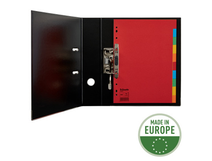 SEPARADOR ESSELTE CARTULINA JUEGO DE 10 SEPARADORES FOLIO MULTITALADRO