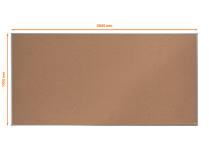 TABLERO DE ANUNCIOS NOBO ESSENCE CORCHO MARCO ALUMINIO 2000X1000 MM