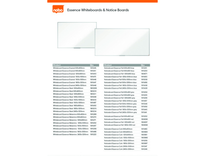 TABLERO DE ANUNCIOS NOBO ESSENCE CORCHO MARCO ALUMINIO 2000X1000 MM