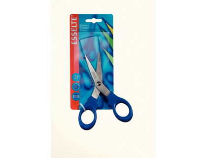 TIJERA ESSELTE GAMA PREMIUN 200 MM ACERO INOXIDABLE MANGO ERGONOMICO COLOR AZUL