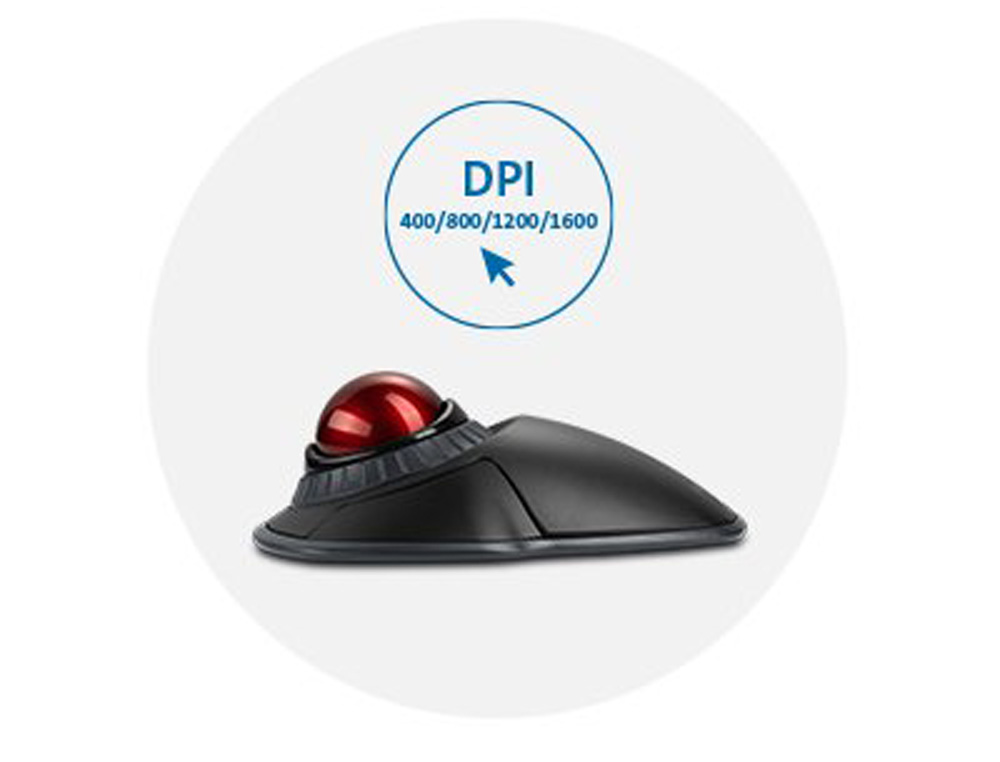 RATON KENSINGTON ORBIT OPTICO TRACKBALL INALAMBRICO CON ANILLO DESPLAZAMIENTO COLOR BLANCO