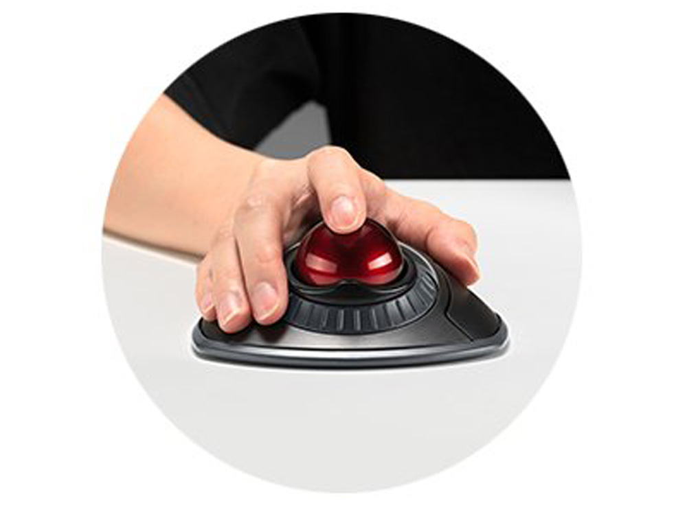 RATON KENSINGTON ORBIT OPTICO TRACKBALL INALAMBRICO CON ANILLO DESPLAZAMIENTO COLOR BLANCO