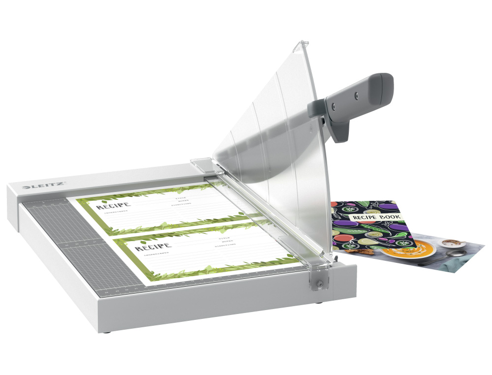 GUILLOTINA LEITZ MANUAL HOME DIN A4 LARGO DE CORTE 330 MM CAPACIDAD 8 HOJAS