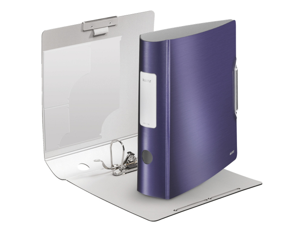 ARCHIVADOR DE PALANCA LEITZ ACTIVE SOLID POLYFOAM 180 DIN A4 LOMO 82 MM COLOR AZUL TITAN