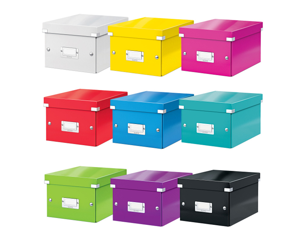 CAJA DE ALMACENAMIENTO LEITZ CLICK&STORE PEQUEA COLOR BLANCO 216X160X282 MM