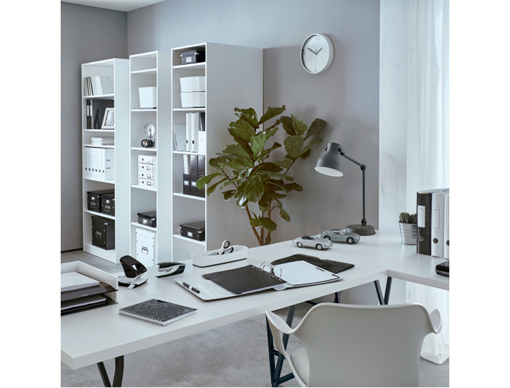 CARPETA LEITZ WOW PLASTICO RIGIDO DIN A4 CON PINZA SUPERIOR COLOR TURQUESA