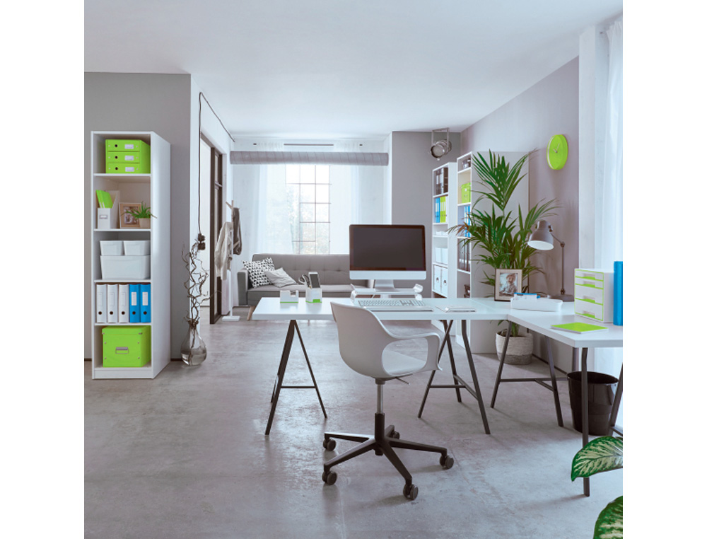 CARPETA LEITZ WOW PLASTICO RIGIDO DIN A4 CON PINZA SUPERIOR COLOR VERDE