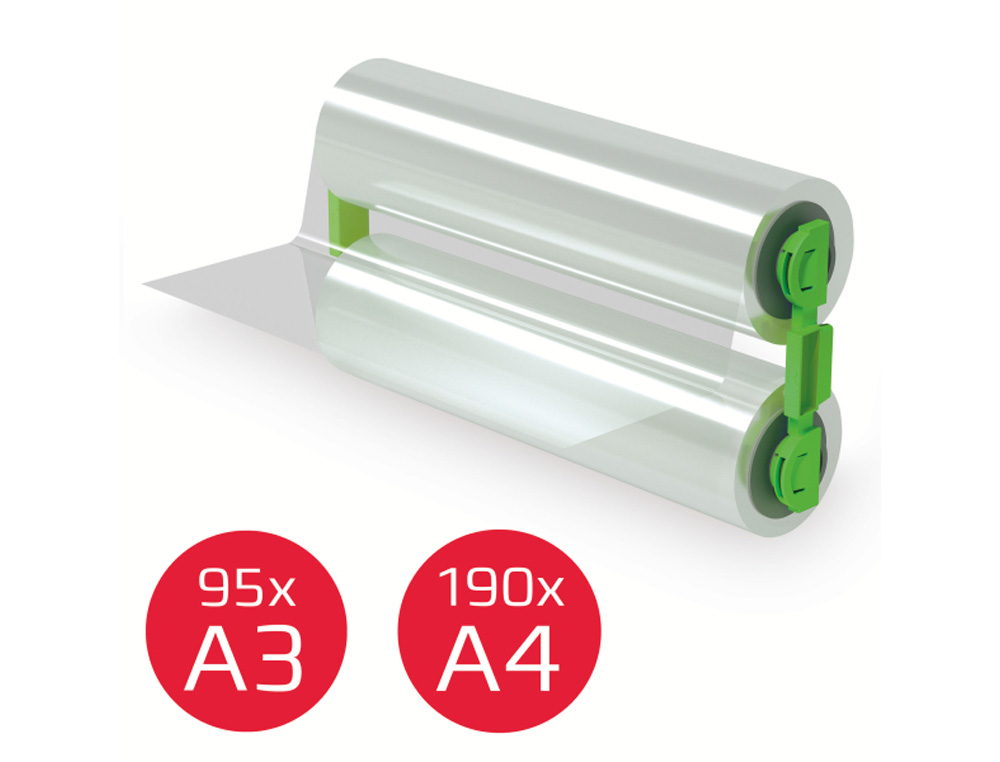 CARTUCHO FILM PARA PLASTIFICADORA GBC FOTON 100 MC BRILLO 42,4 M
