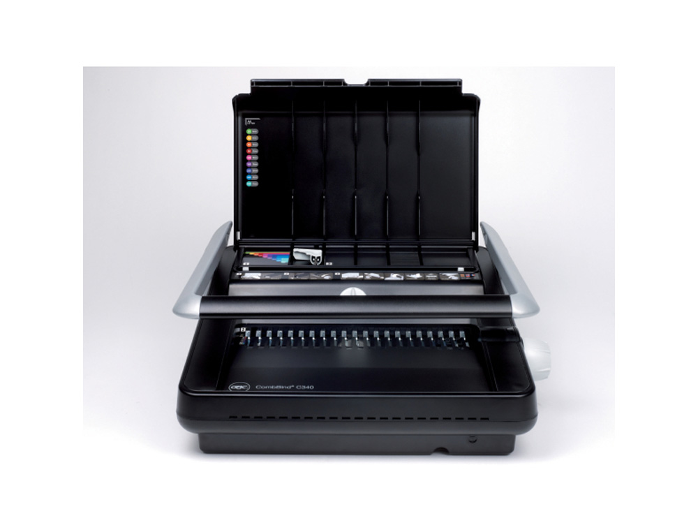 ENCUADERNADORA CANUTILLO GBC COMBBIND C340 PERFORA 25HOJAS DIN A3 VERTICAL/DIN A4/DIN A5 ENCUADERNA HASTA 450 HOJAS
